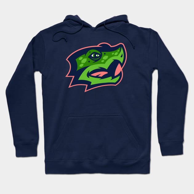 Fierce Competition Ahead: Angry Snapping Turtle Sports Mascot T-shirt for All Sports Fans Hoodie by CC0hort